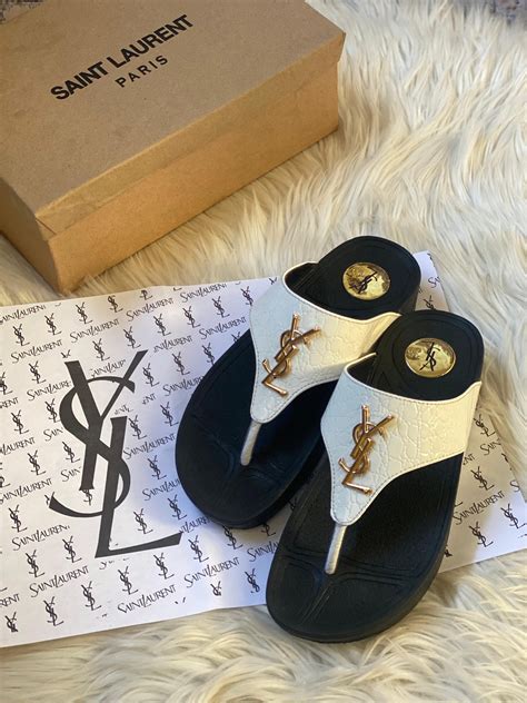 cheap ysl flip flops|ysl strap heels.